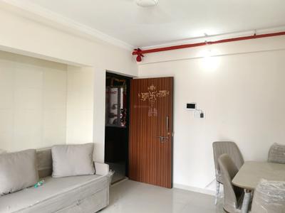 Living Room Image of 600 Sq.ft 1 BHK Apartment / Flat for rent in Raunak Bliss Phase A A3, Kasarvadavali Thane for Rs. 25000
