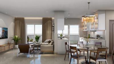 Living Room Image of 674 Sq.ft 2 BHK Apartment / Flat for sale in The Poem, Jalahalli West Bengaluru for Rs. 9100000