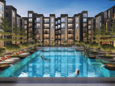 Image of 1134 Sq.ft 2 BHK Apartment / Flat for sale in Navalur, Chennai for Rs. 5800000