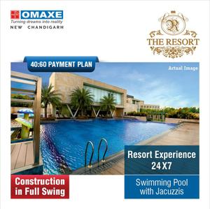 Image of 1416 Sq.ft 3 BHK Apartment / Flat for sale in Omaxe The Resort, New Chandigarh, Chandigarh for Rs. 13000000