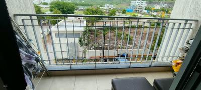 Balcony Image of 650 Sq.ft 1 BHK Apartment / Flat for sale in Rohan Abhilasha, Wagholi Pune for Rs. 4500000