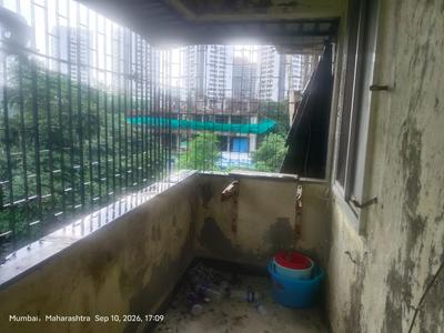Balcony Image of 512 Sq.ft 1 BHK Apartment / Flat for sale in Vikhroli East Mumbai for Rs. 12000000