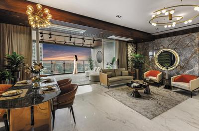 Living Room Image of 4855 Sq.ft 4.5 BHK Penthouse for sale in Mundhwa Pune for Rs. 55500000