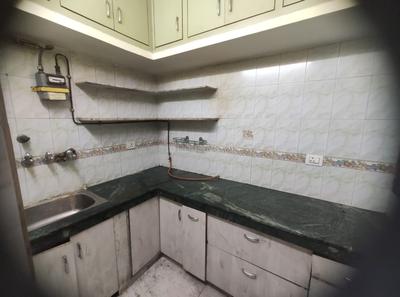 Kitchen Image of 1306 Sq.ft 2 BHK Builder Floor for rent in Gujranwala Town New Delhi for Rs. 35000