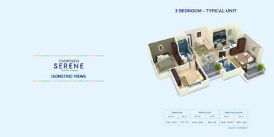 Image of 1116 Sq.ft 3 BHK Apartment / Flat for sale in Vaishnavi Serene, Yelahanka, Bengaluru for Rs. 14000000