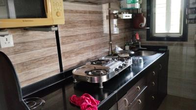 Kitchen Image of 650 Sq.ft 1 BHK Apartment / Flat for sale in Sadguru Chhaya, Dahisar East Mumbai for Rs. 9500000