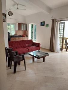 Living Room Image of 861 Sq.ft 1 BHK Apartment / Flat for rent in Donwaddo, Salvador Do Mundo, Bardez Goa for Rs. 30000