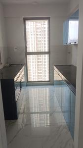 Kitchen Image of 750 Sq.ft 2 BHK Apartment / Flat for rent in Ten X Habitat Raymond Realty Tower E, Thane West Thane for Rs. 45000