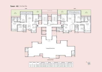 Image of 1475 Sq.ft 3 BHK Apartment / Flat for sale in Kohinoor Satori , Mahalunge, Pune for Rs. 15300000