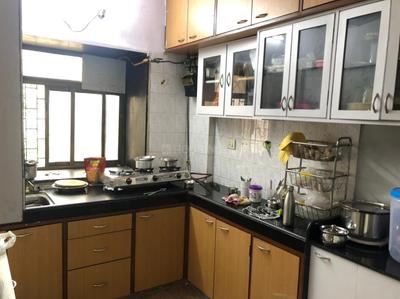 Kitchen Image of 550 Sq.ft 1 BHK Apartment / Flat for sale in Kandivali West Mumbai for Rs. 12000000
