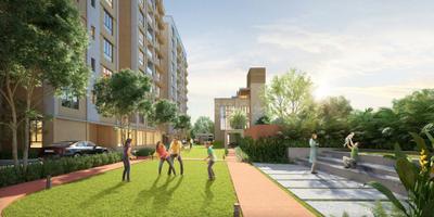 Image of 2580 Sq.ft 4 BHK Apartment / Flat for sale in Ambey Gateway, Chinar Park, Kolkata for Rs. 29600000