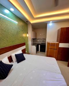 Bedroom Image of 500 Sq.ft 1 RK Builder Floor for rent in Sector 17 Gurgaon for Rs. 19500