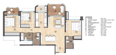 Image of 1900 Sq.ft 3 BHK Apartment / Flat for sale in Lodha Elanza, Dommasandra, Bengaluru for Rs. 25000000