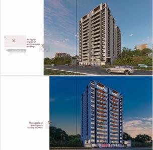 Image of 2313 Sq.ft 3 BHK Apartment / Flat for sale in Harvy Ideal Ixora, Chharodi, Ahmedabad for Rs. 13200000