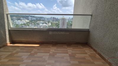 Balcony Image of 1150 Sq.ft 2 BHK Apartment / Flat for rent in Kothrud Pune for Rs. 40000