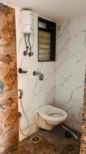 Bathroom Image of 720 Sq.ft 1 BHK Apartment / Flat for rent in Manav Wisteria, Vasai West Vasai for Rs. 18000
