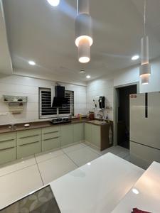 Kitchen Image of 2150 Sq.ft 3 BHK Apartment / Flat for rent in Darshanam Club Life Phase Il, Undera Vadodara for Rs. 50000