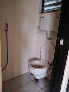 Common Bathroom Image of 550 Sq.ft 1 RK Apartment / Flat for rent in Kamothe Navi Mumbai for Rs. 15000