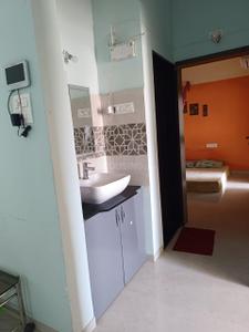 Kitchen Image of 950 Sq.ft 2 BHK Apartment / Flat for sale in H B Verdant Park, Kiwale Pune for Rs. 8500000