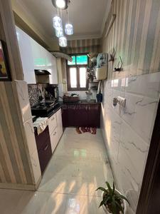 Kitchen Image of 720 Sq.ft 2 BHK Builder Floor for sale in Khanpur New Delhi for Rs. 4000000