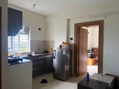 Kitchen Image of 600 Sq.ft 1 BHK Apartment / Flat for rent in Whitefield Bengaluru for Rs. 27400