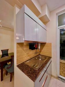 Kitchen Image of 1475 Sq.ft 3 BHK Apartment / Flat for rent in Omaxe The Palace, Gomti Nagar Lucknow for Rs. 55000
