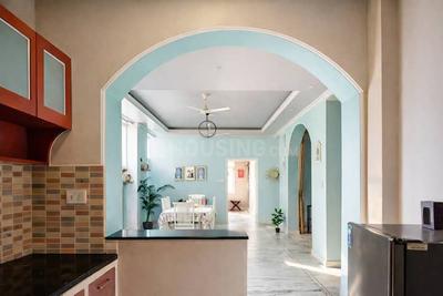 Kitchen Image of 1200 Sq.ft 3 BHK Apartment / Flat for rent in Shree RK Elinora, Zadeshwar Bharuch for Rs. 18000