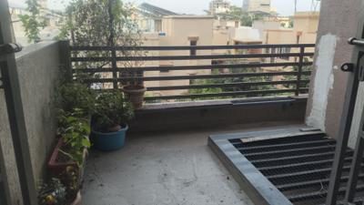 Terrace Image of 1300 Sq.ft 3 BHK Apartment / Flat for rent in Dhruv Abhishek Aura, Sama Savli Vadodara for Rs. 25000