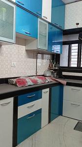 Kitchen Image of 847 Sq.ft 2 BHK Apartment / Flat for rent in CIDCO Millennium Tower, Sanpada Navi Mumbai for Rs. 60000