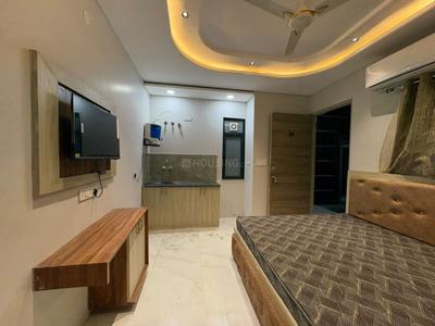 Bedroom Image of 600 Sq.ft 1 RK Builder Floor for rent in Raja Park Jaipur for Rs. 20000