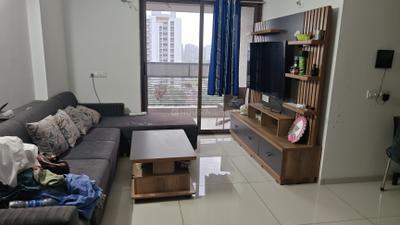 Living Room Image of 1650 Sq.ft 3 BHK Apartment / Flat for rent in Zundal Ahmedabad for Rs. 28500