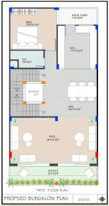 Floor Plan Image of 2800 Sq.ft 4 BHK Independent House for sale in Kanadiya Indore for Rs. 41100000