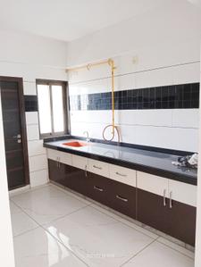 Kitchen Image of 2756 Sq.ft 4 BHK Apartment / Flat for rent in Shree Radha Jaldeep Vertex, Ambli Ahmedabad for Rs. 75000