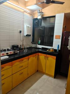 Kitchen Image of 700 Sq.ft 1.5 BHK Apartment / Flat for rent in Kashish FGP Thane, Dharamveer Nagar Thane for Rs. 38000