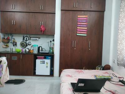 Bedroom Image of 380 Sq.ft 1 RK Apartment / Flat for rent in Doddanekundi Bengaluru for Rs. 17000
