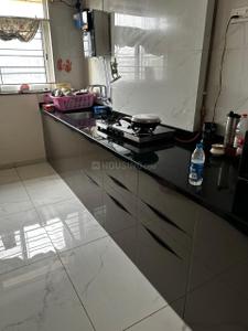 Kitchen Image of 1450 Sq.ft 3 BHK Apartment / Flat for rent in Vision Greenville, Hadapsar Pune for Rs. 44000