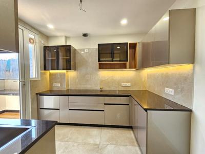 Kitchen Image of 2350 Sq.ft 3.5 BHK Apartment / Flat for sale in Gulnaar Meadows, Bhabat Zirakpur for Rs. 12540000