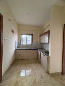 Kitchen Image of 1100 Sq.ft 2 BHK Builder Floor for rent in Mahalakshmi Nagar Indore for Rs. 24500