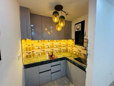 Kitchen Image of 450 Sq.ft 1 BHK Apartment / Flat for rent in Chhattarpur New Delhi for Rs. 14500