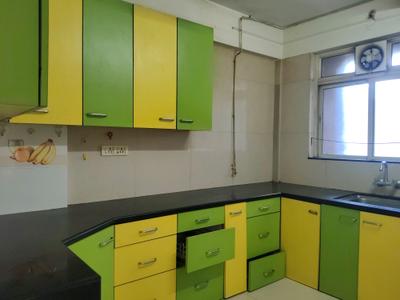 Kitchen Image of 950 Sq.ft 2 BHK Apartment / Flat for rent in Hiranandani Estate Thane for Rs. 45000