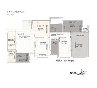 Image of 901 Sq.ft 3 BHK Apartment / Flat for sale in Sajay Shree Suryodaya, Ghatkopar East, Mumbai for Rs. 27500000