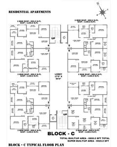 Image of 1309 Sq.ft 3 BHK Apartment / Flat for sale in Scheme 103, Indore for Rs. 7266000