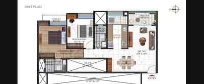 Image of 1408 Sq.ft 3 BHK Apartment / Flat for sale in Codename Superstar, Undri, Pune for Rs. 8200000