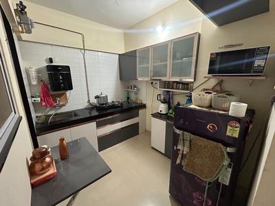 Kitchen Image of 1031 Sq.ft 2 BHK Apartment / Flat for rent in Anshul Ballina, Nigdi Pune for Rs. 24000