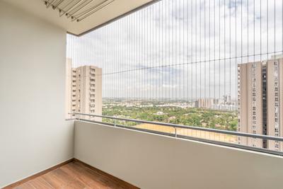 Balcony Image of 1400 Sq.ft 3 BHK Apartment / Flat for rent in Whitefield Bengaluru for Rs. 58000