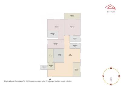 Image of 2145 Sq.ft 3 BHK Apartment / Flat for sale in Sobha Casa Paradiso by Sobha Limited, R.K. Hegde Nagar, Bengaluru for Rs. 40000000
