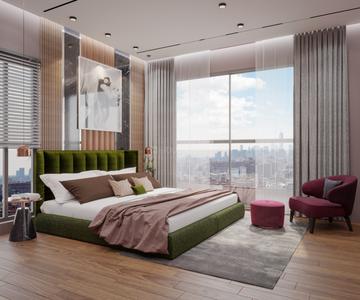 Bedroom Image of 1890 Sq.ft 4 BHK Apartment / Flat for sale in F Premium, Tathawade Pune for Rs. 20500000