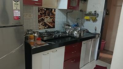 Kitchen Image of 350 Sq.ft 1 BHK Apartment / Flat for sale in Bhoomi Acres, Hiranandani Estate Thane for Rs. 5600000