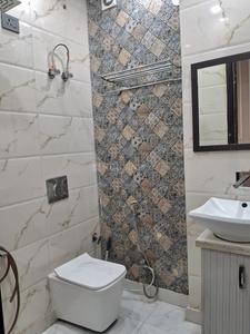 Bathroom Image of 1200 Sq.ft 3 BHK Builder Floor for rent in Sector 24 Rohini New Delhi for Rs. 35000