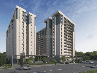 Image of 1845 Sq.ft 3 BHK Apartment / Flat for sale in Park Paradise, Sargasan, Gandhinagar for Rs. 7380000